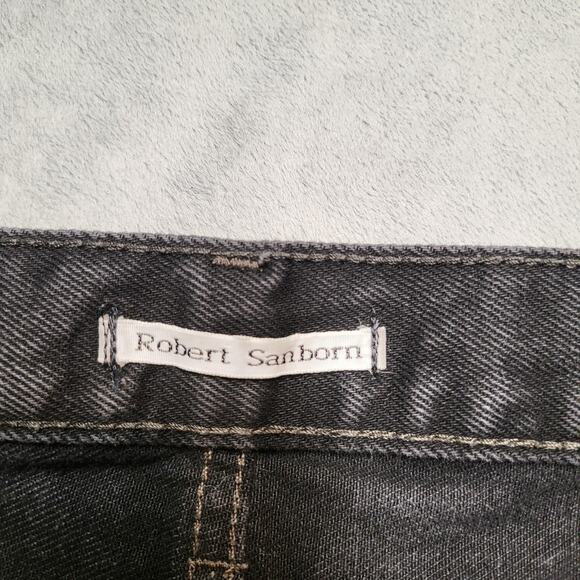 Levis 505 Jeans Mens 34x31 Black Denim Straight Leg Zip Fly Classic 5 Pocket - Picture 10 of 12